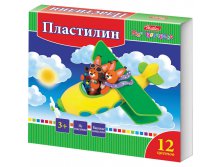 Пластилин Ушастики 12 цветов, 240гр, со стеком 37,86.jpg