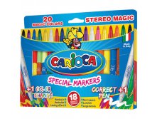 Фломастеры CARIOCA CambiaColor, 18цв.+2, картон. уп., европодвес 344,40.jpg