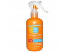 Kiss My Face, Sun Spray Lotion, SPF 30, Sunscreen, 8 fl oz (236 ml)