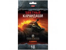 Карандаши World of tanks 18цв., заточен., картон. уп., европодвес 104,22.jpg