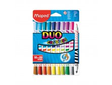 Фломастеры DUO, 20цв., Мапед двухсторон., трехгран., картон. уп., европодвес  235,70.jpg