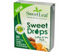 Wisdom Natural, SweetLeaf, Sweet Drops Coffee & Tea Pack, 3 Flavor Bottles, .2 fl oz (6 ml) Each