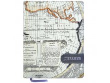 Дневник 1-11 кл. 48л. (твердый) Карта, иск.кожа, тонированный блок, ляссе, тиснение 133,50.jpg