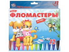 Фломастеры Jumbo Пушистики, 12цв., утолщенные, картон. уп., европодвес 109,96.jpg