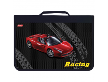 Папка для труда 1 отделение, А4, AutoRacing, картон, с ручкой, на молнии 204,12.bmp