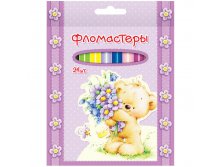 Фломастеры Мишки, 24цв., картон. уп., европодвес 96,06.jpg