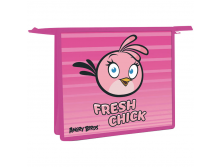 Папка для тетрадей 1 отделение, А5, ANGRY BIRDS- Stella, пластик, на молнии 72,34.bmp