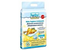 BABYLINE Одноразовые пеленки с гелевым абсорбентом