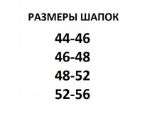 РАЗМЕРЫ ШАПОК