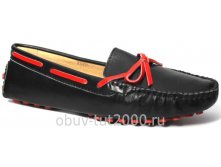 Мокасины IZEL (8)Артикул: 3309-37 ЧЕРН/КРАСН/КОЖ 1400р