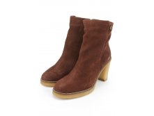 Ботинки женские, H-631)))186 Ser)))raje Mar)))ron, коричневый, нат.мех, спилок, S))K, ИСПАНИЯ 2700 ру ЗИМА.jpg