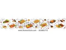 Stock-photo-mix-of-different-meals-and-desserts-panorama-on-a-white-background-163861772.jpg