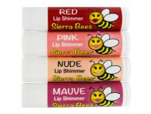 Sierra Bees, Тонированные бальзамы для губ, 4 оттенка
