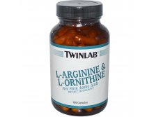 Twinlab, L-Arginine & L-Ornithine, 100 Capsules