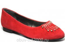 Балетки IZEL Артикул: 30-65 - КРАСНЫЙ 1200р