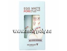 - +  SkinFood Egg White Pore Peel Off Mask & Toner, 30ml+60ml