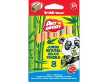 Карандаши Artberry nature 8цв треугольн джамбо коротк с точилкой 116,80.jpg