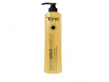 Tahe KERATIN GOLD SHAMPOO Шампунь с кератином и частичками золота 800 мл