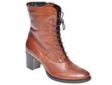 Полусапоги женские, Z-86)))88 B))ali-Co))nac-T))DM, коричневый, нат.шерсть, нат.кожа SK, ИСПАНИЯ 3750 ру демисезон.jpg