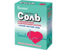 Соль Валетек Йод пониж.содерж.натрия+калия+магния 350г	24 мес	44,39
