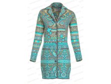15265 turquoise пальто 88евро