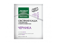 Леотон Каша овсяная Черника 40г 18 мес 23,7