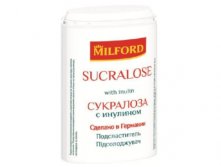 Зам сах Сукралоза Милфорд 370табл дозатор (блок 24) 24 мес