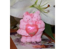 Влюбленные медведи - 160 руб.