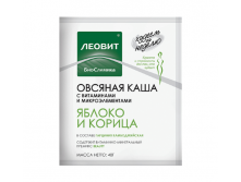 Леотон Каша овсяная Яблоко и корица 40гр18 мес 23,7