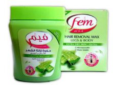      FEM U.S.A Aloe Vera (Hair Removal Wax Legs & Body)450 