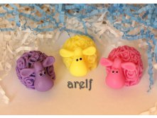 Овечка-розочка - 50 руб.