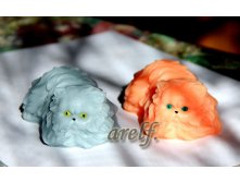 Коты персидские (серый и рыжий) - 160 руб.