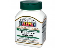 21st Century Health Care, Bilberry Extract, 60 Veggie Caps