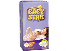 BABYSTAR TWIN MIDI 46 X 4 (4-9 kg)   467 .