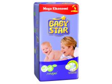 BABYSTAR JUMBO MAXI 60 x 3 (7-18 kg)    690 .