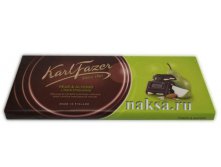  FAZER PEAR & ALMONDS in Dark Chocolate, 200 . 280 .