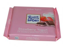  RITTER SPORT Strawberry Yogurt , 100 . 170 .