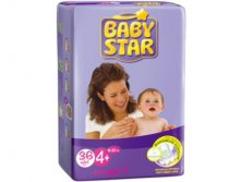 BABYSTAR TWIN MAXI PLUS 36 X 4 (9-20 kg)    467 .