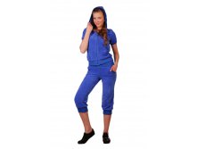 Костюм Валерия (бриджи) 550 руб. Ткань: Велюр. Состав: 80% хб. 20% эл. Производство: Россия. Фирма: "Элтри". Укажите необходимый размер изделия: 42 44
