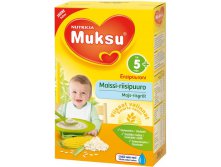   Nutricia MUKSU Maissi-riisipuuro 5+, 250 . 380 .