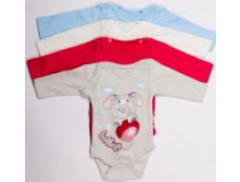 Боди д/новорожденных дл.рук. Flobaby слоник на шарике р.56-62-68-74