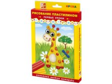 Набор ДТ Картина из пластилина ЛУЧ  Жирафик  24с1494-08. цена 64,45 р ряд 2 шт