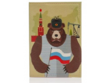 Обложка на паспорт Медведь.