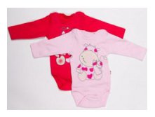 Боди д/новорожденных дл.рук. Flobaby коровка р.56-62-68-74