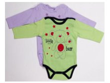 Боди д/новорожденных дл.рук. Flobaby мишка звездочки р.56-62-68-74
