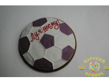 501-3	Пряник круглый &#171;Футбольный мяч&#187; (диаметр 160) ЛУЧШЕМУ!	350 руб