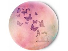 70р Карманное зеркало одностор Fly away