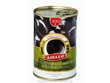 Чёрные оливки без косточек 400 гр 103 руб