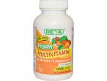 Deva, Multivitamin & Mineral Supplement, Iron Free, Vegan, 90 Coated Tablets