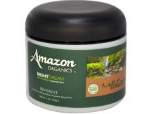 Amazon Organics, Night Cream, With Samambaia & Hyaluronic Acid, Revitalize, 4 oz (113 g)